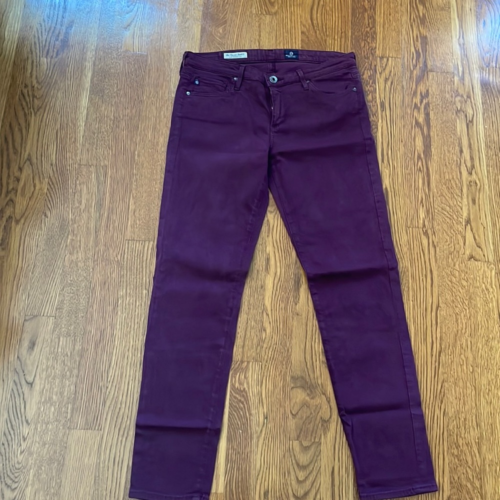 AG plum colored pants